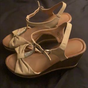 Bella Marie wedge heels size 10
